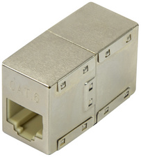 LogiLink Coupleur de câble patch cat.6, blindé