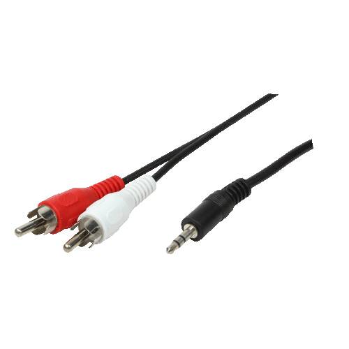 LogiLink Cable Jack 3.5mm sur 2xRCA 1.5m