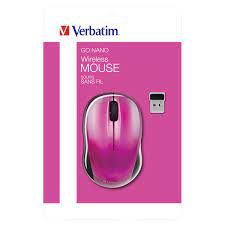 Souris sans fil rose Verbatim