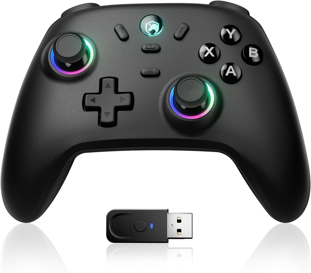 Manette PC  Compatible PC/Switch2 /Steam Deck/Android/iOS/TV Sans Fil,