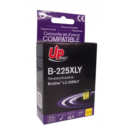 [upb225y] Cartouche compatible BROTHER LC225XL jaune