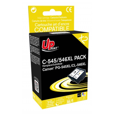 [upc545546] 2 cartouches remanufacturées Canon 545xl - 546XL