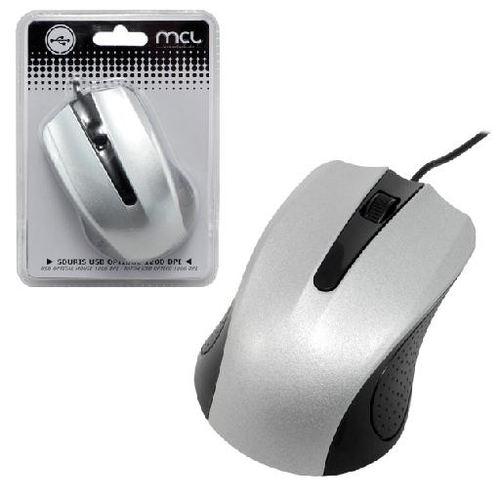 [souris2] Souris filaire MCL Argenté