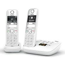 [telfil5] Téléphone sans Fil GIGA AS 690 duo blanc ml-rep
