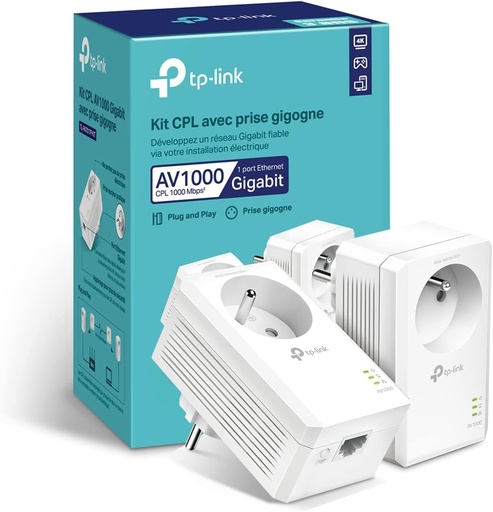 [CPL3] kit 2 CPL AV1000 Tp Link