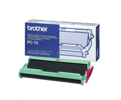 [bropc75] Brother PC-75 consommable pour télécopieur 144 pages Noir